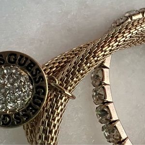 Brand New Guess Gold Triple Bracelet